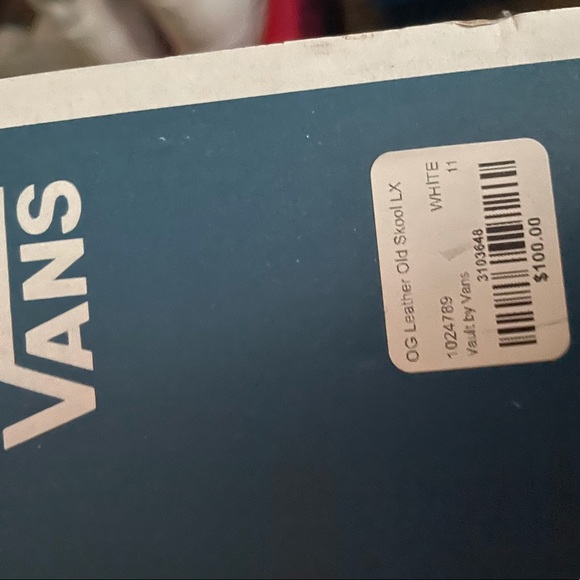 Vans old skool og lx white leather size 11 - Picture 7 of 7